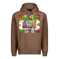 Chestnut Halloween Gnomes Premium Hoodie - texasbilliewilder