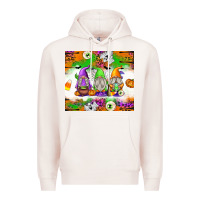 Pale Pink Halloween Gnomes Premium Hoodie - texasbilliewilder