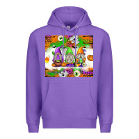 Purple Halloween Gnomes Premium Hoodie - texasbilliewilder