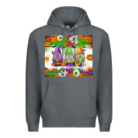 Rock Halloween Gnomes Premium Hoodie - texasbilliewilder