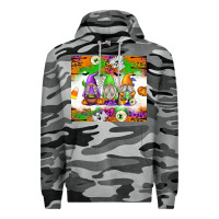 Slate Camo Halloween Gnomes Premium Hoodie - texasbilliewilder