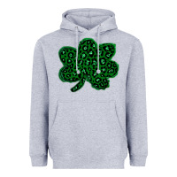 Heather Grey shamrock st patrick Heavyweight Hoodie - Bettercallsaul