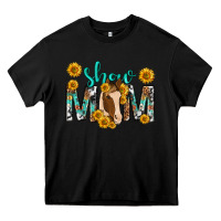 Black show mom with horse mothers day Heavy Core Tee - texasbilliewilder