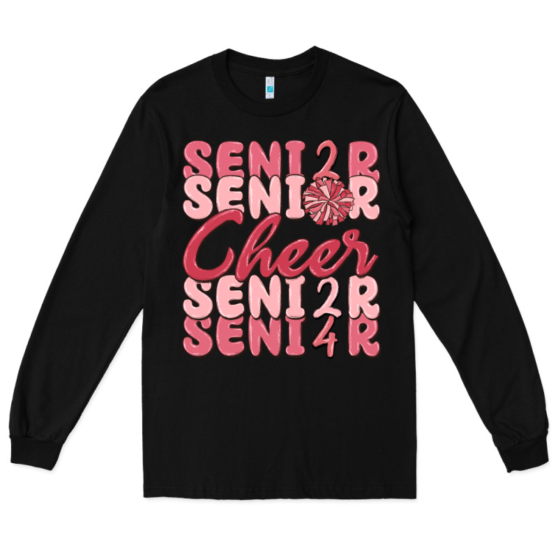 Senior Cheer 2024 Long Sleeve Tee by MaliasSmallBusiness | Teevron