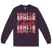 Plum senior cheer 2024 Long Sleeve Tee - MaliasSmallBusiness