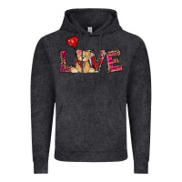 Vintage Black valentines day tedybear love Vintage Hoodie - RanaPortraitStore