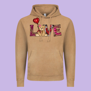 Valentines Day Tedybear Love Vintage Hoodie Designed By Ranaportraitstore