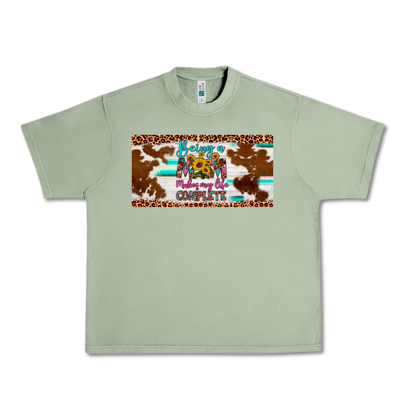 Being A Mom Makes My Life Complete License Plate Urban Heavy Tee by Artiststas | Teevron