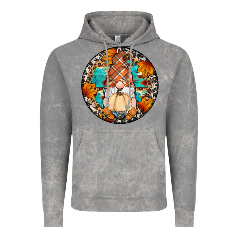 Fall Gnomes Round Earrings Vintage Hoodie by Artiststas | Teevron