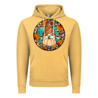 Vintage Mustard fall gnomes round earrings Vintage Hoodie - Artiststas