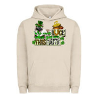 Pigment French Oak St. Patrick's cat who needs luck when you are this Urban Hoodie - CowGirlArtShop