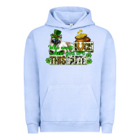 Pigment Grape Ice St. Patrick's cat who needs luck when you are this Urban Hoodie - CowGirlArtShop