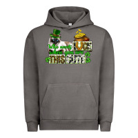 St. Patrick's Cat Who Needs Luck When You Are This Urban Hoodie | Teevron