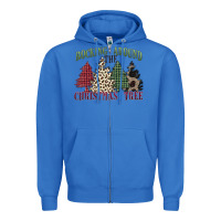 True Royal rocking around the christmas tree Zipper Hoodie - MaliasSmallBusiness