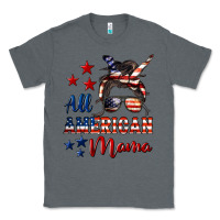 Charcoal Heather All American Mama Classic Tee - LillyAllenDesigns