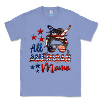 Colony Blue All American Mama Classic Tee - LillyAllenDesigns