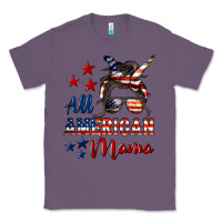 Lavender All American Mama Classic Tee - LillyAllenDesigns