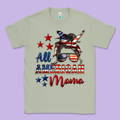All American Mama Classic Tee Designed By Lillyallendesigns