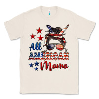 Natural All American Mama Classic Tee - LillyAllenDesigns