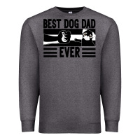 Charcoal Heather Best dog dad ever Premium Sweatshirt - Bettercallsaul