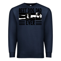 Navy Best dog dad ever Premium Sweatshirt - Bettercallsaul