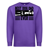 Purple Best dog dad ever Premium Sweatshirt - Bettercallsaul