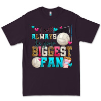 Plum i will always be your biggest fan volleyball Premium Tee - Zillion Design Studio