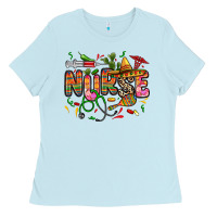 Baby Blue cinco de mayo nurse Ladies Tee - Zillion Design Studio