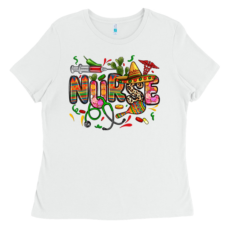 Cinco De Mayo Nurse Ladies Tee by Zillion Design Studio | Teevron