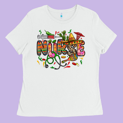 Cinco De Mayo Nurse Ladies Tee Designed By Zillion Design Studio