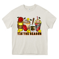 Tis' The Season Softball Coffee Cups Heavy Core Tee | Teevron