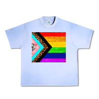Grape Ice pride flag Urban Heavy Tee - AdoDesignShop