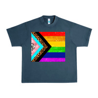 Midnight Navy pride flag Urban Heavy Tee - AdoDesignShop