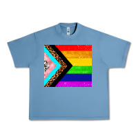 Pebble Blue pride flag Urban Heavy Tee - AdoDesignShop