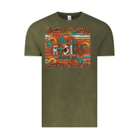Vintage Olive he is risen gemstone sunflower leopard Vintage Tee - Artiststas