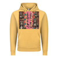Vintage Mustard life is better with a pittie Vintage Hoodie - JahusDesignShop