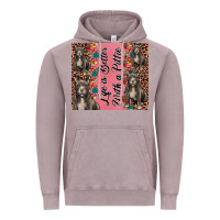 Life Is Better With A Pittie Vintage Hoodie | Teevron