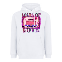 White Loads Of Love Heavyweight Hoodie - Bettercallsaul
