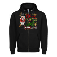 Black not player i just crush a lot nutcracker Zipper Hoodie - MaliasSmallBusiness