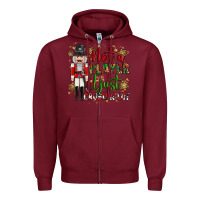 Burgundy not player i just crush a lot nutcracker Zipper Hoodie - MaliasSmallBusiness