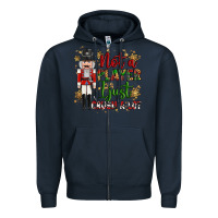 Navy not player i just crush a lot nutcracker Zipper Hoodie - MaliasSmallBusiness