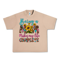 Burro being a mom makes my life complete Urban Heavy Tee - Artiststas