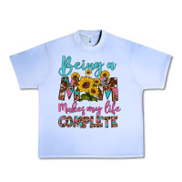 Grape Ice being a mom makes my life complete Urban Heavy Tee - Artiststas