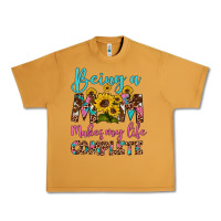 Peanut Butter being a mom makes my life complete Urban Heavy Tee - Artiststas
