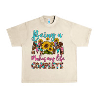 Sandshell being a mom makes my life complete Urban Heavy Tee - Artiststas