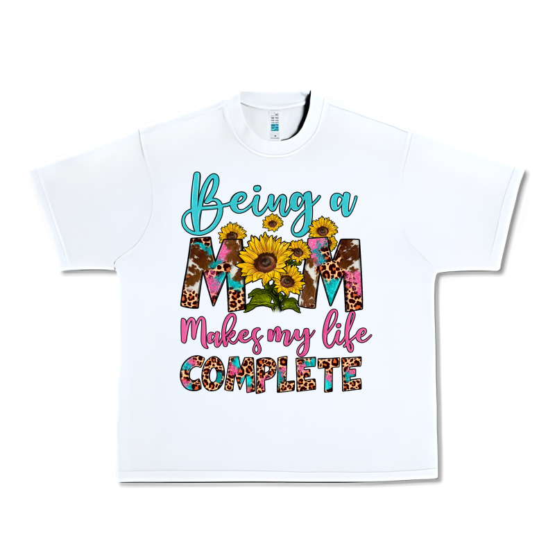 Being A Mom Makes My Life Complete Urban Heavy Tee by Artiststas | Teevron