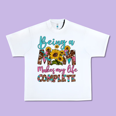 Being A Mom Makes My Life Complete Urban Heavy Tee Designed By Artiststas