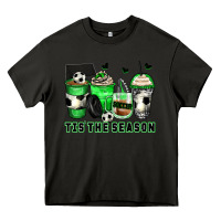 Asphalt tis' the season soccer coffee cups Heavy Core Tee - Zillion Design Studio
