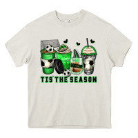 Cream tis' the season soccer coffee cups Heavy Core Tee - Zillion Design Studio