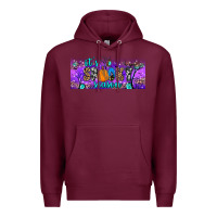 Burgundy it s spooky season Premium Hoodie - JahusDesignShop